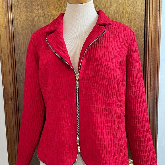 Frank Lyman Design Red Jacket Size 16 - Picture 6 of 13